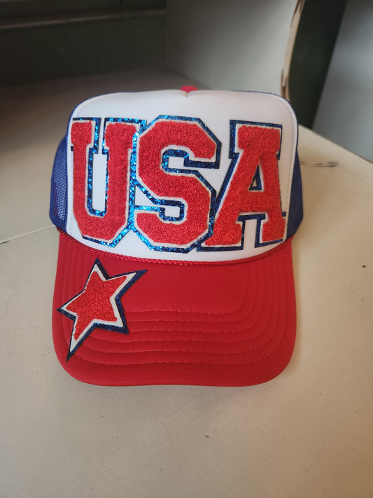 USA TRUCKER HAT