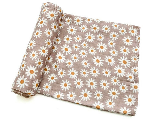 Daisy Swaddle Blanket