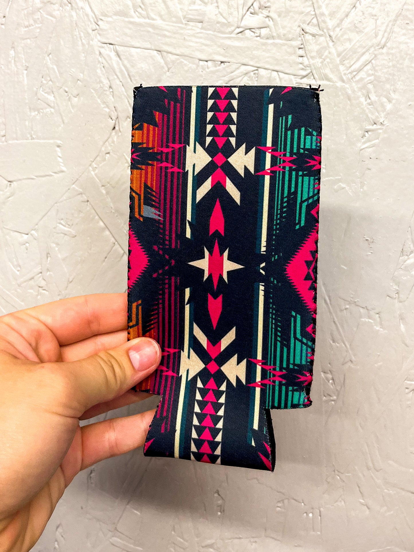 Multi Aztec Slim Coozie