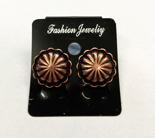 Bronze Stud Earrings